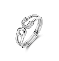 Anillo Ti Sento Milano Mujer Bella Vita in Plata Zirconia 12333ZI-54 - 12333ZI-54